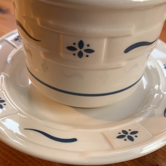 Longaberger pottery cup & saucer set - Picture 6 of 6